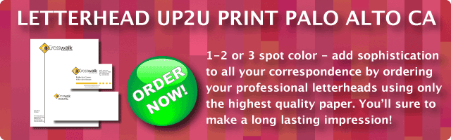 Letterhead and Envelopes - UP2uprint.com | Letterhead printing | 1-4 color PMS spot or full color printing 