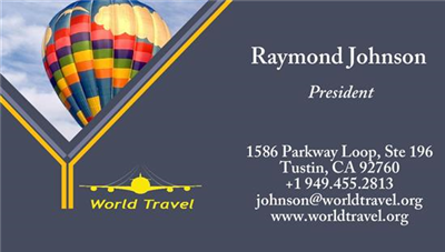Business Card - Travel